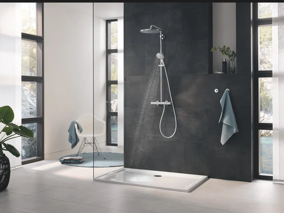 Sistem Za TuŠ Grohe Rainshower Termostatski TuŠ Glava 400 Mm 27174001