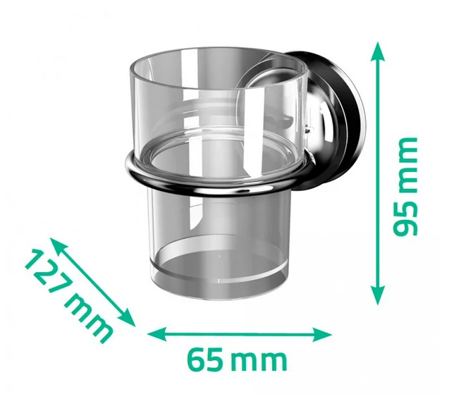 Screenshot 2023 08 17 At 12 35 24 Ridder Vacuum System 1 12030000 Držák S Kelímkem Chrom š. 65 Mm V. 95 Mm Hl. 127 Mm Koupelny Sen