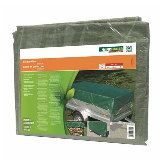 Vrtna Folija Windhager ZaŠČitna Ponjava 6 X 8 M Zelena 100g M2