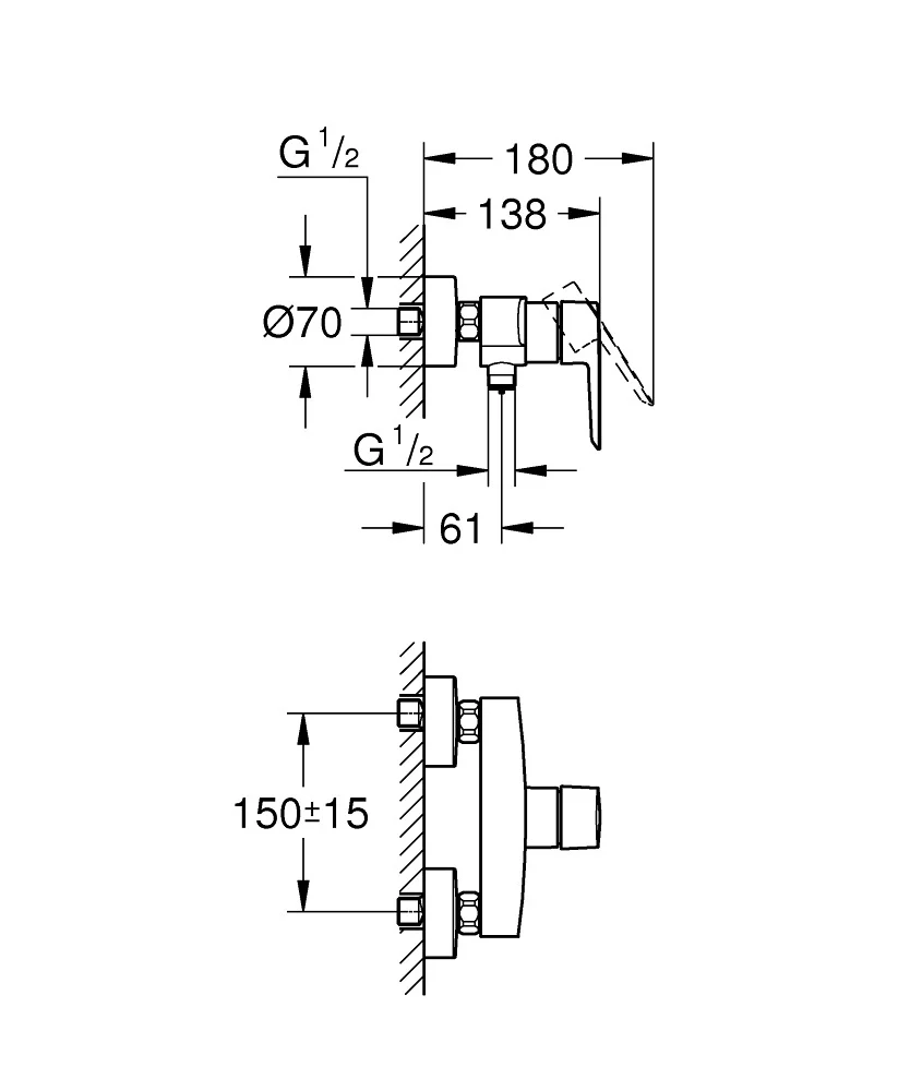 Baterija Grohe Start Za TuŠ 322792432 3